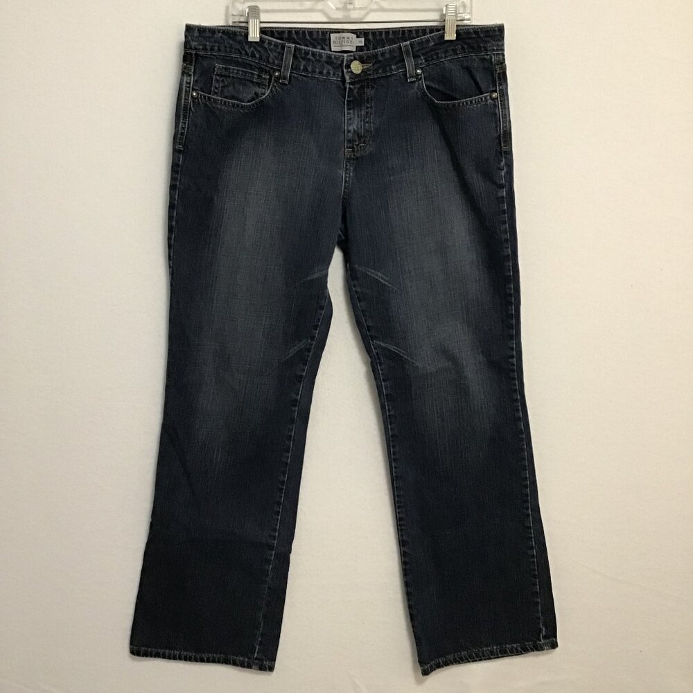 Tommy Hilfiger Cameron Low Rise Boot Cut Denim Jeans Size 34